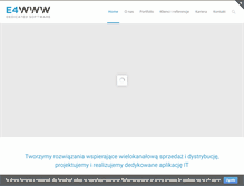 Tablet Screenshot of e4www.pl